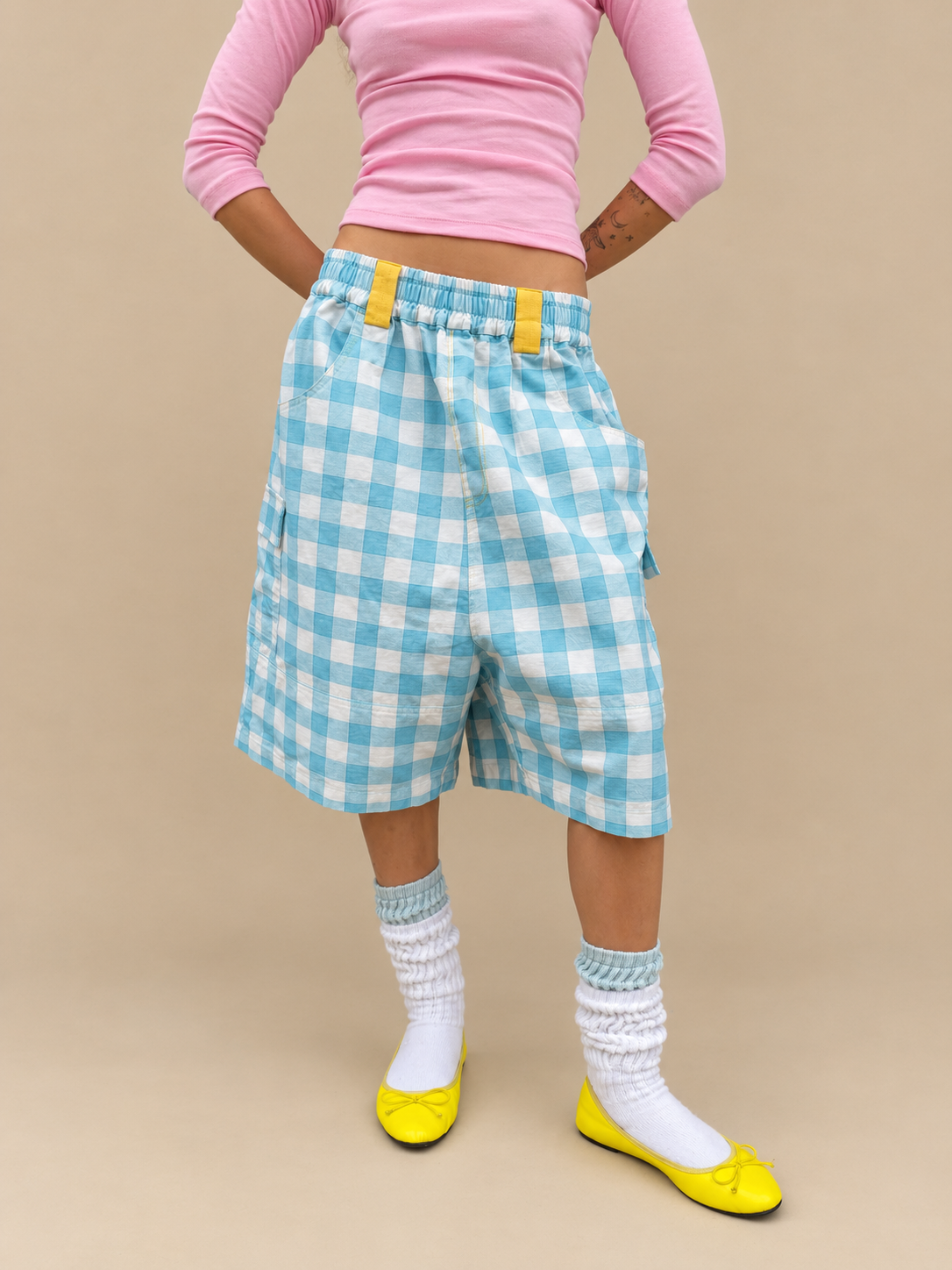 Gingham Shorts