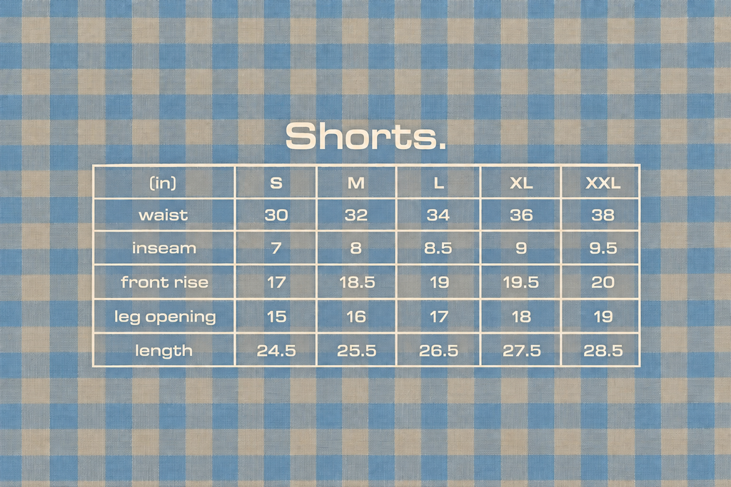 Gingham Shorts